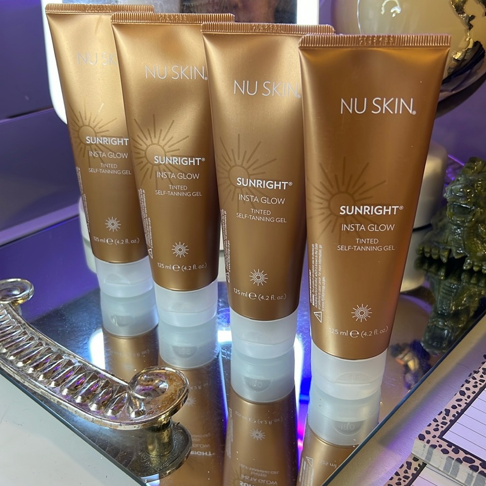 (3) Sunright Instaglow Tinted Self Tanning Gel